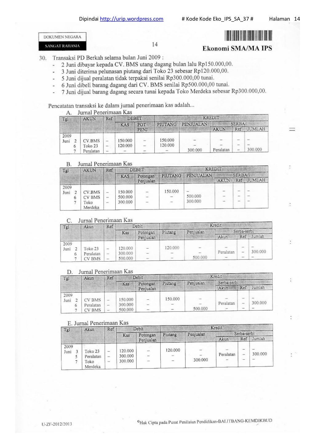 Soal unekonomismaips2013kodeeko ipssa_37