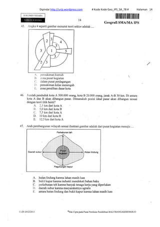 Dipindai http://urip.wordpress.com # Kode Kode Geo_IPS_SA_78 # Halaman 14
 