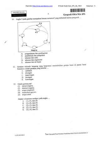 Dipindai http://urip.wordpress.com # Kode Kode Geo_IPS_SA_78 # Halaman 5
 