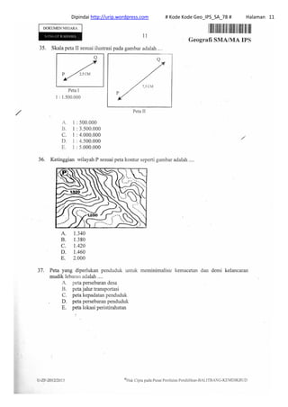 Dipindai http://urip.wordpress.com # Kode Kode Geo_IPS_SA_78 # Halaman 11
 