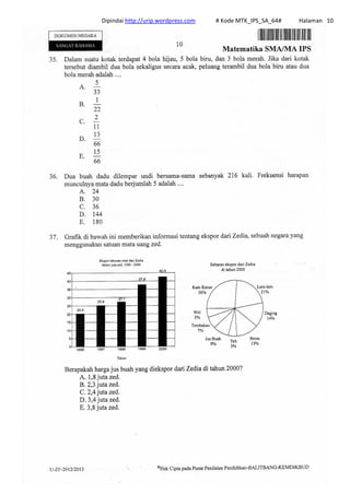 Dipindai http://urip.wordpress.com # Kode MTK_IPS_SA_64# Halaman 10
 