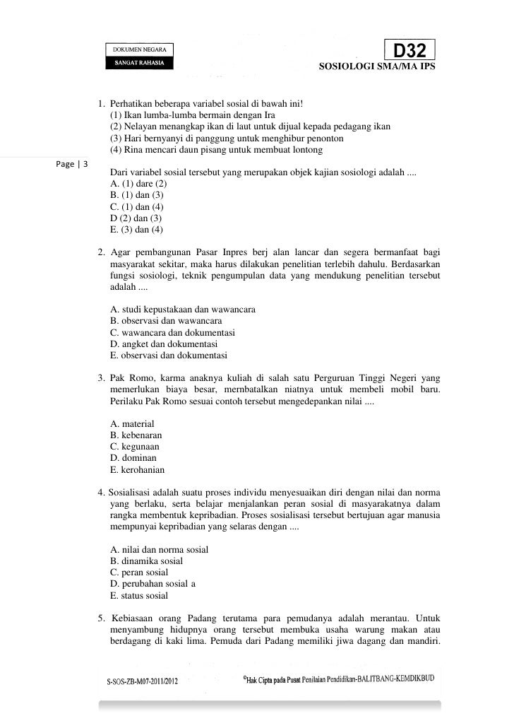 Soal Variabel Acak - Contoh Soal Pelajaran