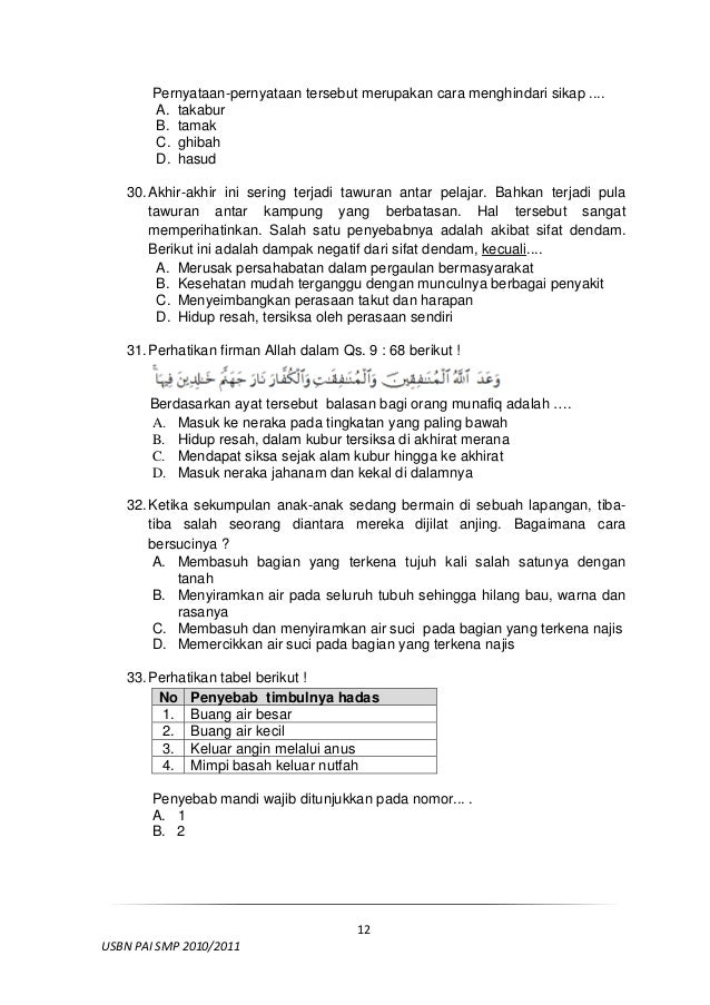 Modul UN Matematika SMP 2013