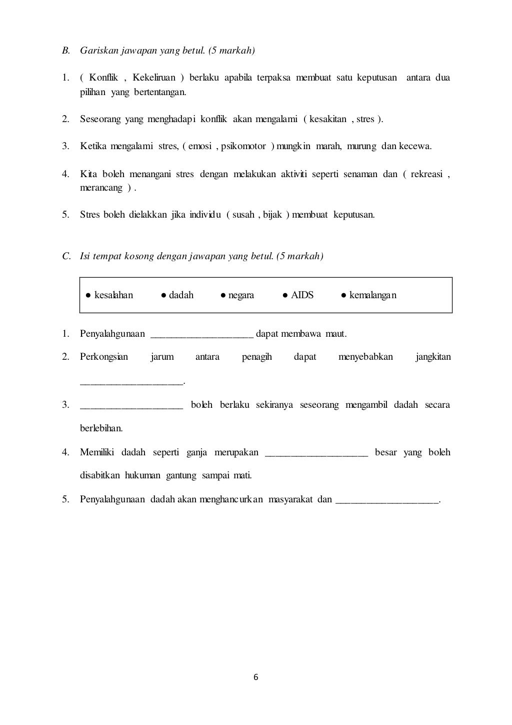 Soalan akhirtahunPKtahun6