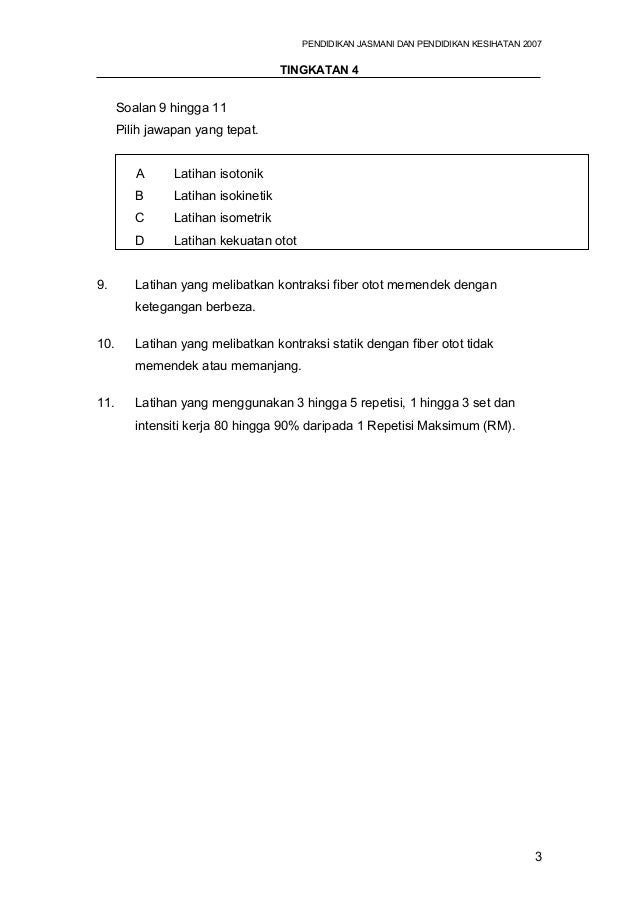 Soalan Latihan Ask Tingkatan 2 - Persoalan o