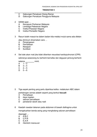Soalan pjpktingkatan5
