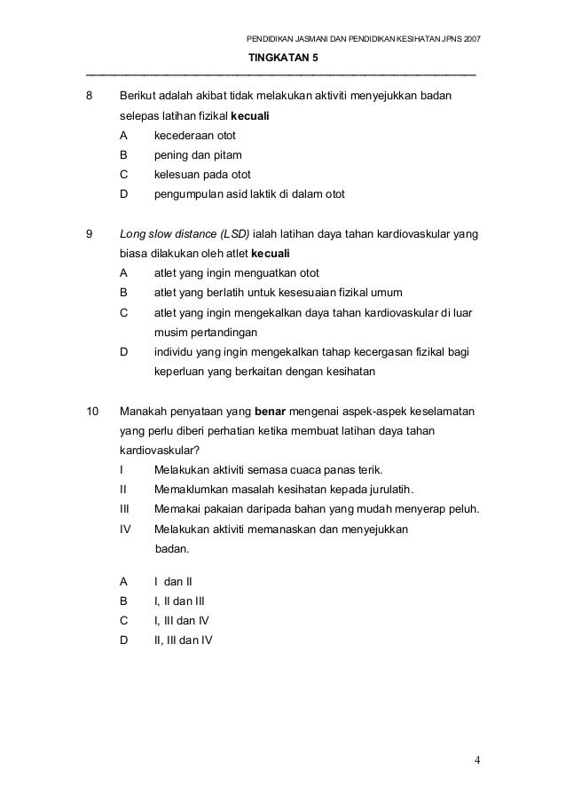 Soalan Pjpk Tingkatan 5  rassnaa