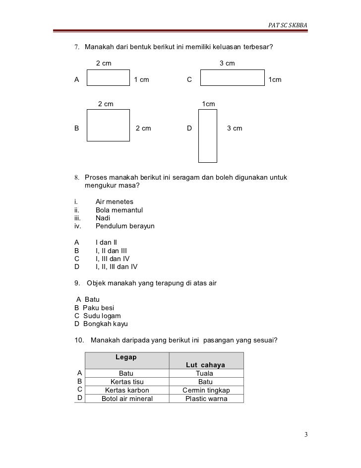 Soalan sains-sec-a-sec-b-tahun-4 final