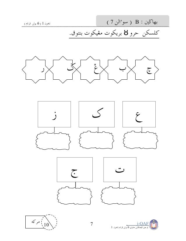 JAWI TAHUN 1 (BULAN PERTAMA) JAWI TAHUN 1 (BULAN PERTAMA)