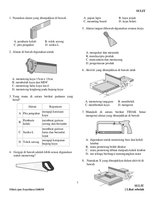Soalan Akhir Tahun Khb Tgtan 1