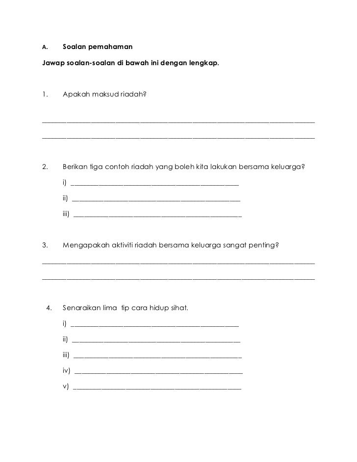 Soalan Blog