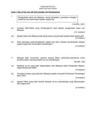 Soalan Esei Program Idp Mrsm Tgb
