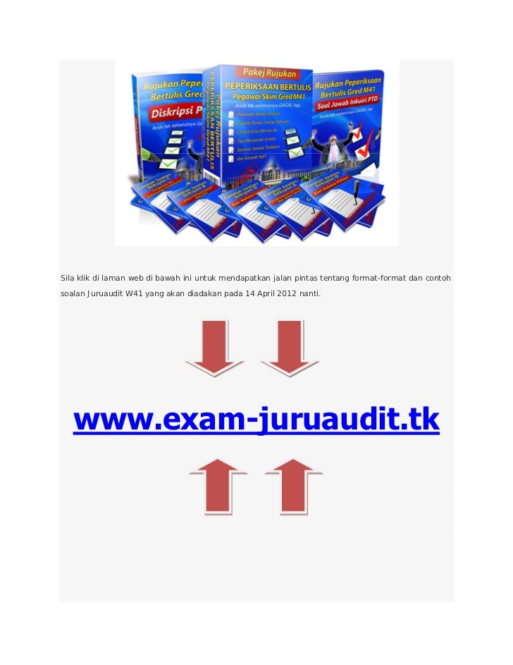 Soalan exam juruaudit w41