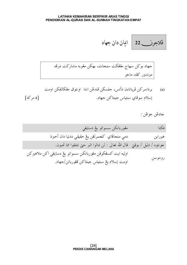 Soalan kbat pqs 2016 tingkatan 4 edisi guru