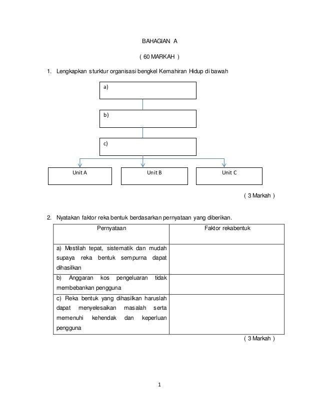 Soalan Khb Ujian Formatif