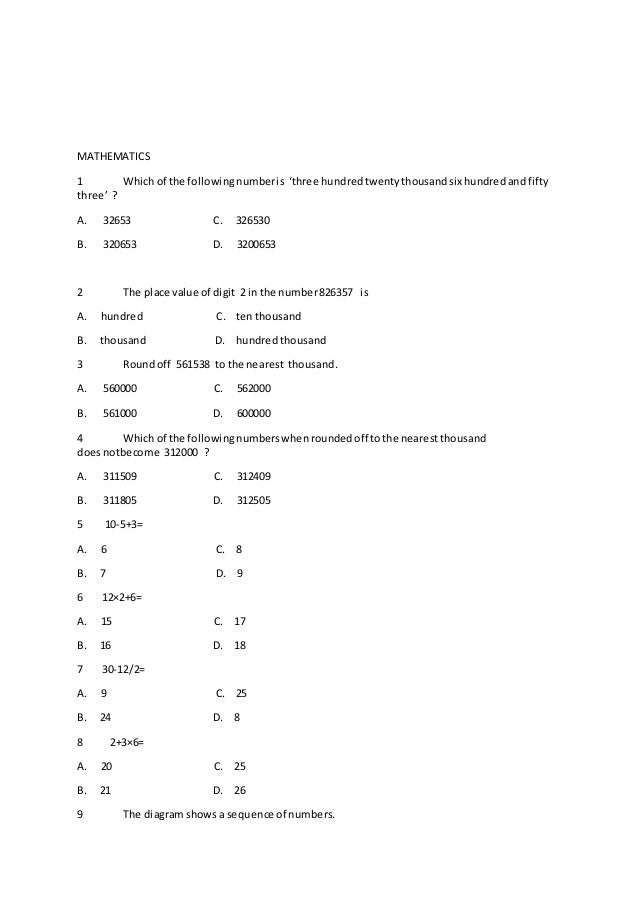 Buku Contoh Soalan Matematik Tingkatan 1 2022
