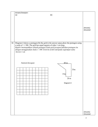 Soalan Matematik Tingkatan 3 Kertas 2
