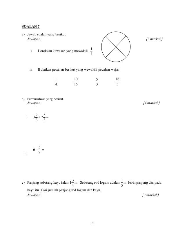 Soalan Peperiksaan Matematik Tingkatan 1 Kertas 2 Skema Jawapan Mathematical Notation Arithmetic