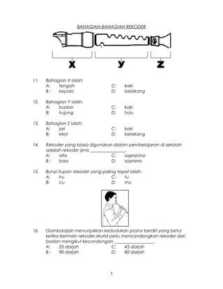 Soalan muzik final exam | DOC