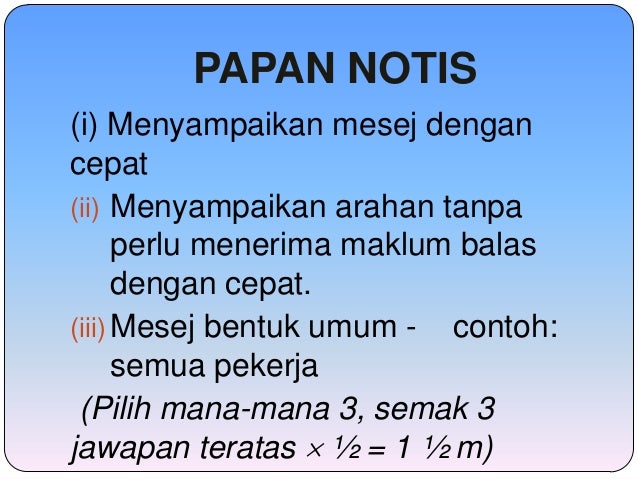 Soalan & Skema Bab Komunikasi