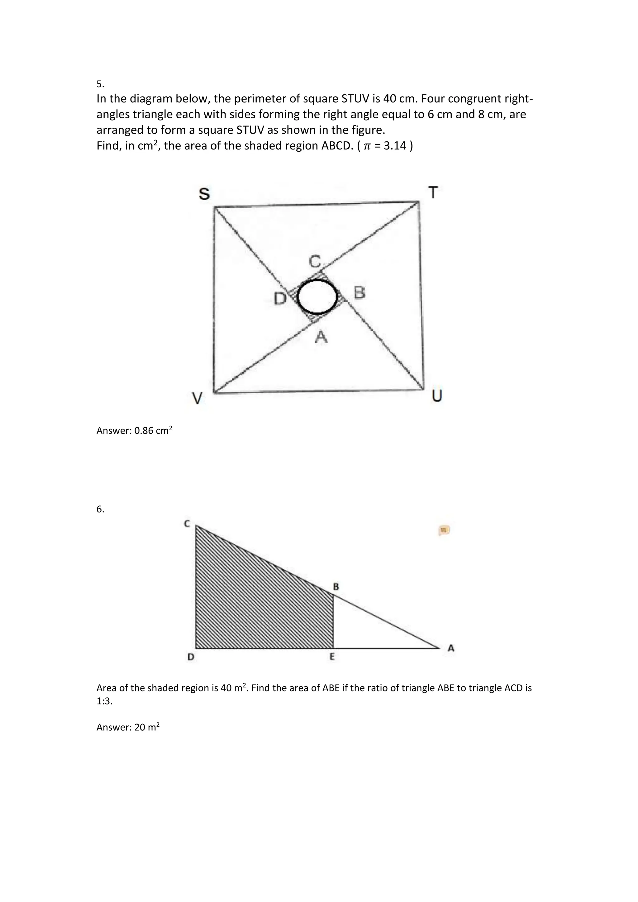 Contoh Soalan Olimpiad Geometri Latihan Docx