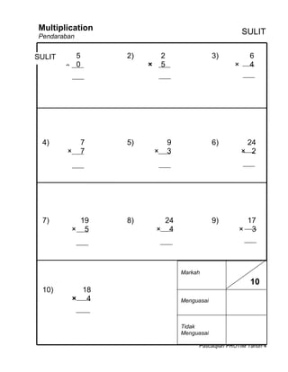 Soalan pasca thn 4 2011