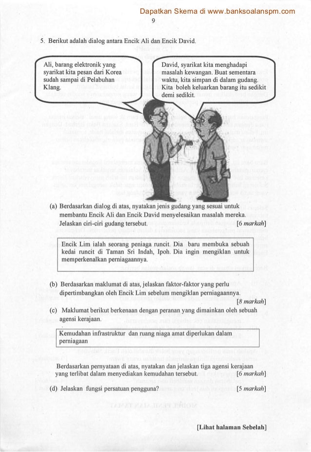 Soalan Esei Ekonomi Asas Tingkatan 4 - Selangor w