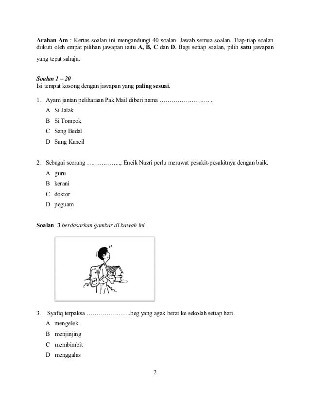 Soalan pertengahan tahun bm. thn 4.2013