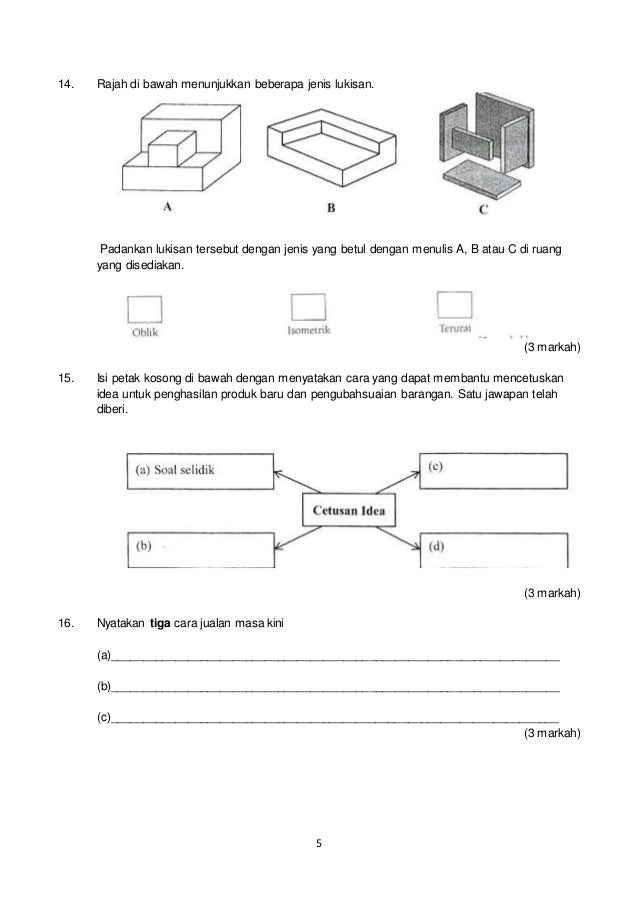 SOALAN KHB PERTANIAN TINGKATAN 3