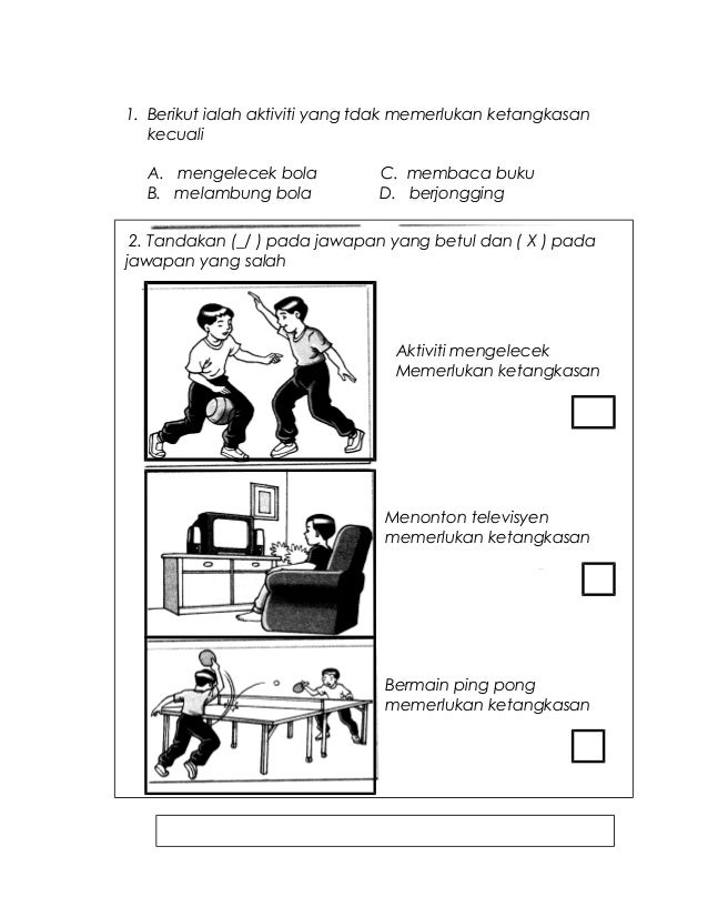 Soalan Pj Tahun 3 - → koleksi soalan, latihan, nota, buku teks tahun 1