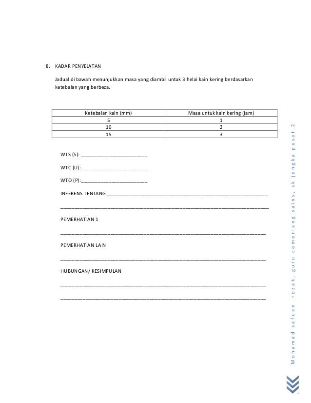 Soalan ramalan sains upsr 2014