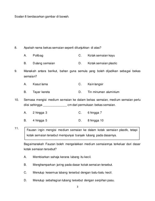 Latihan Rbt Tahun 4  Soalan Latihan Rbt Tahun 4 2020  Pendidikan