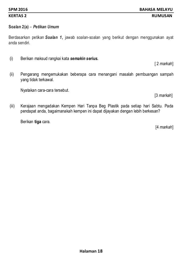 Soalan Rumusan Alam Sekitar - Kuora a Soalan Rumusan Alam Sekitar - Kuora a