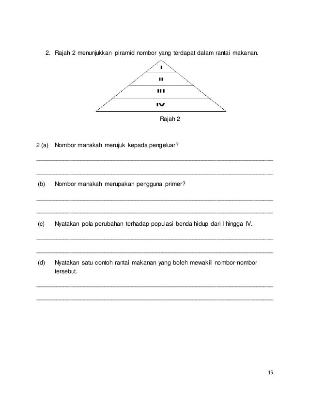 Soalan sains thn 5 pksr 1( kssr)