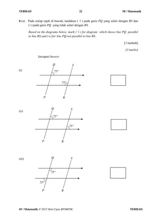 Soalan ungkapan algebra