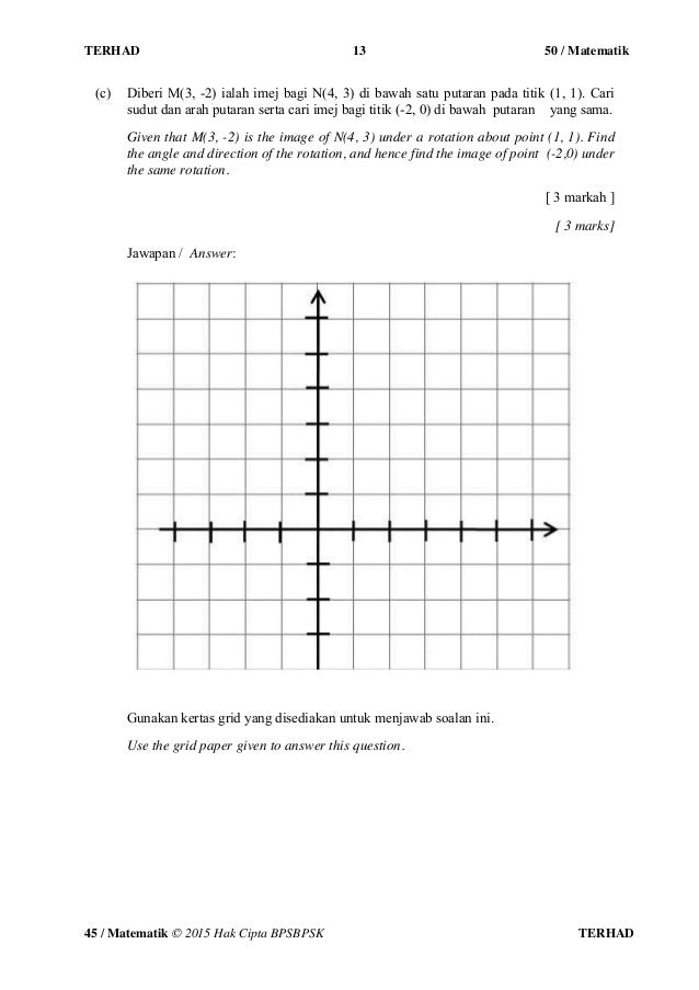 Soalan Congak Matematik Tahun 4  Palestina 5