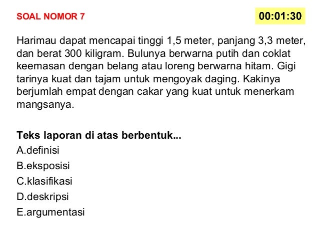 Soal Bahasa Indonesia Kelas X Kurikulum 2013