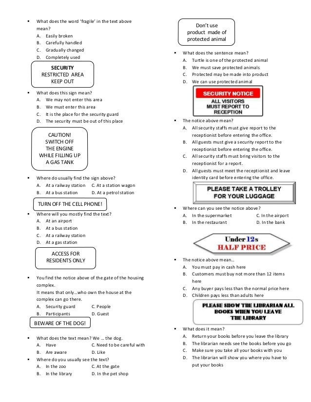 Soal bahasa inggris smp m ts Soal bahasa inggris smp m ts