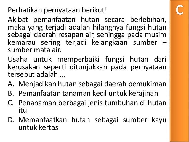 Soal biologi un 2012 skl no.26 pencemaran lingkungan
