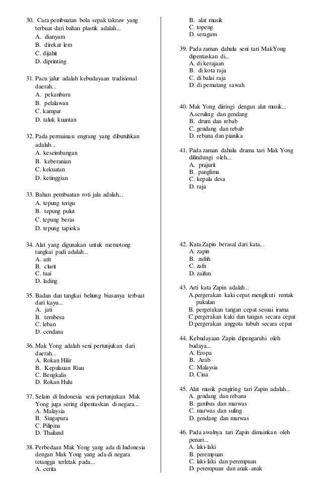 25+ Soal bmr kelas 4 semester 2 ideas