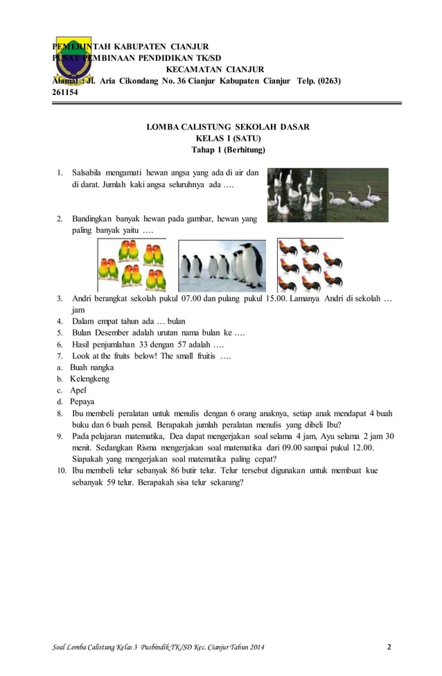 Menguasai Fondasi: Soal Calistung Kelas 3 MI yang Efektif dan Mendalam