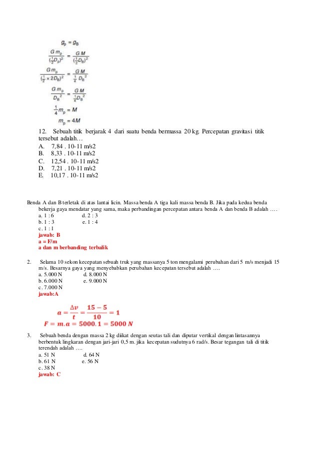 Soal cerdas cermat fisika