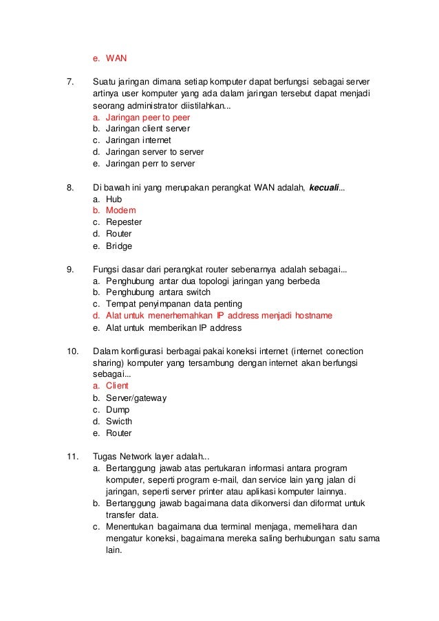 Soal dan jawaban_jaringan_dasar_kelas_x Soal dan jawaban_jaringan_dasar_kelas_x