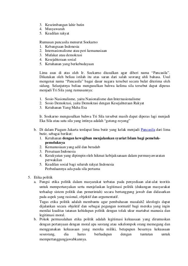 Soal Dan Jawaban Uts Mk Pancasila Prodi Adm Negara Semester Ganjil