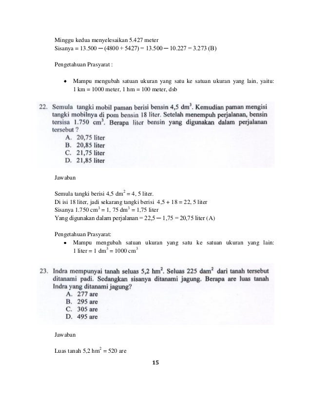 Soal dan pembahasan matematika