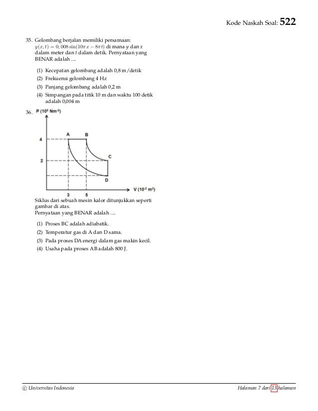 Soal dan pembahasan simak ui 522