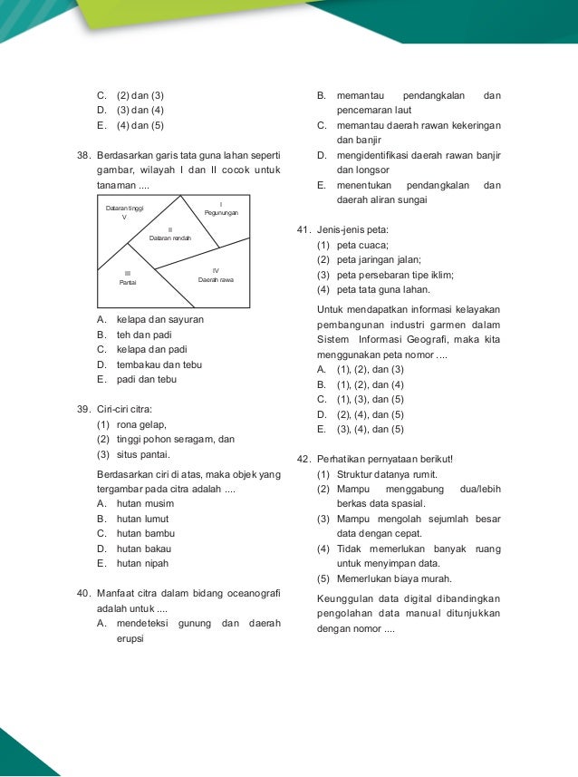 Soal Un Geografi Dan Pembahasannya