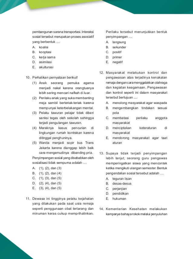 Soal dan pembahasan un sosiologi sma ips 2012-2013 Soal dan pembahasan un sosiologi sma ips 2012-2013