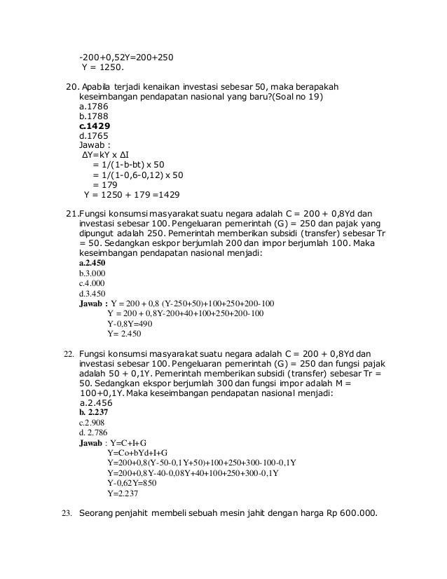 Contoh Soal Pengantar Ekonomi Https Www makcikgatefair Xyz