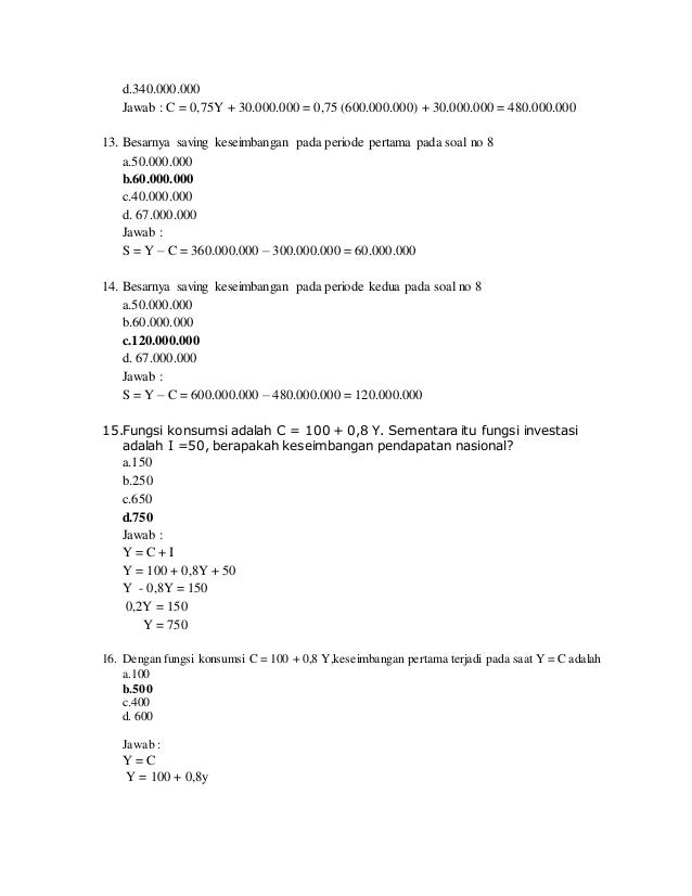 Contoh Soal Pengantar Ekonomi Https Www Masterfair Xyz